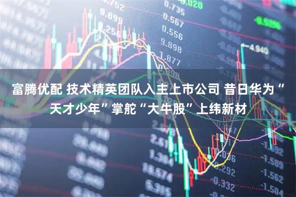 富腾优配 技术精英团队入主上市公司 昔日华为“天才少年”掌舵“大牛股”上纬新材